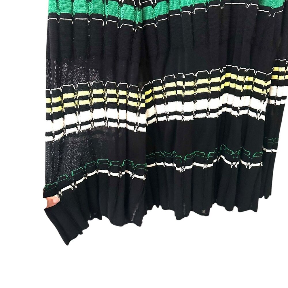 PROENZA SCHOULER‎ Striped Knit Midi Skirt Sz Small - Picture 4 of 6